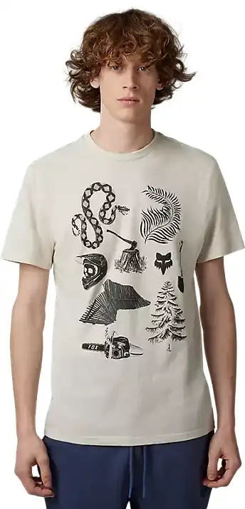 Fox Track Beast SS Premium Mens T-Shirt - ABC Bikes