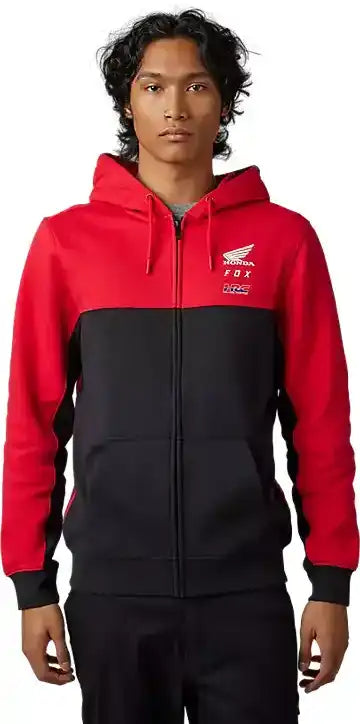 Fox X Honda Zip Fleece Mens Hoodie - ABC Bikes