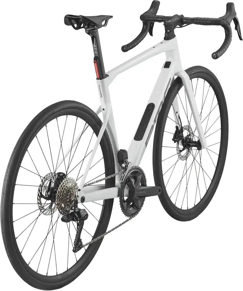 BMC Roadmachine TWO road bike with lightweight frame, drop handlebars, and sleek design for endurance riding.