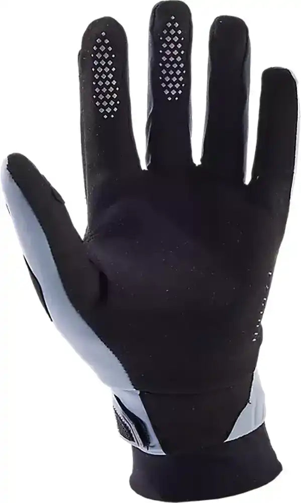 Fox Defend Thermo men's winter gloves, black insulated clothing with textured grip palms for cold weather protection.