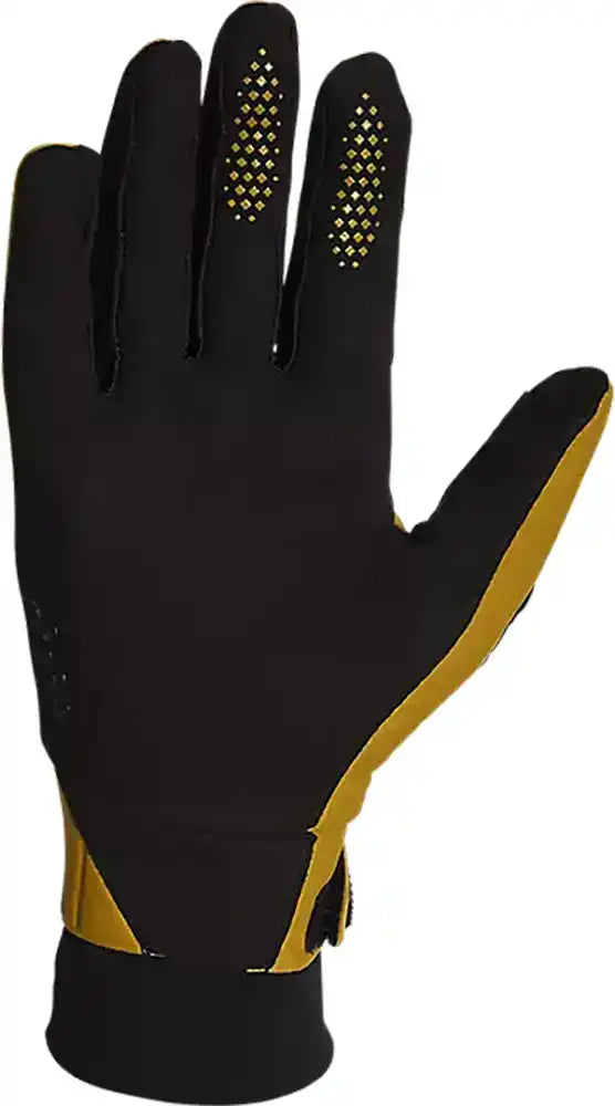 Fox Defend Thermo men's winter gloves, black outdoor clothing with reinforced palms and insulated design for cold weather warmth.