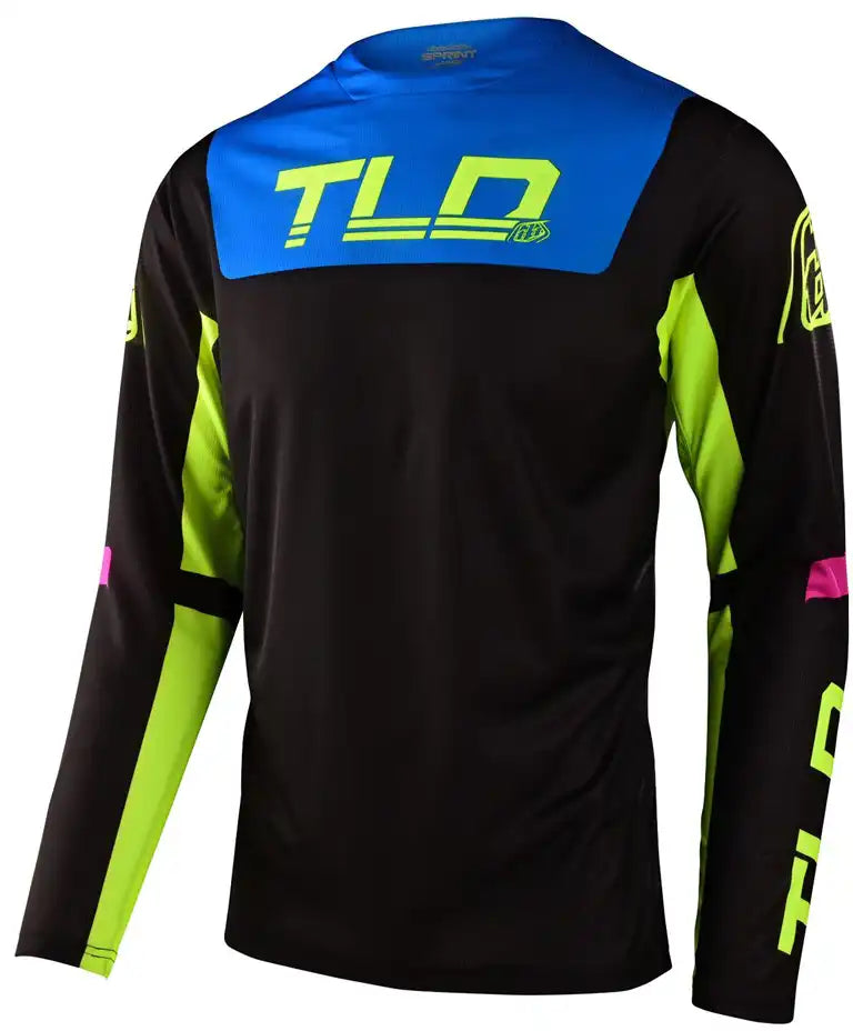 Troy Lee Designs Sprint Fractura LS Mens MTB Jersey - ABC Bikes