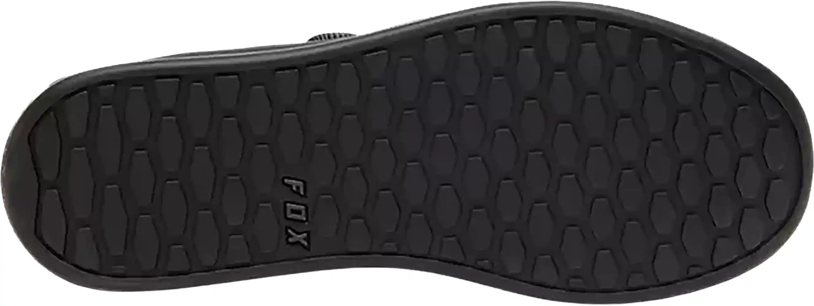 Fox Union All Weather Flat men's platform MTB shoes, showing durable black shoes with treaded soles suitable for mountain biking.