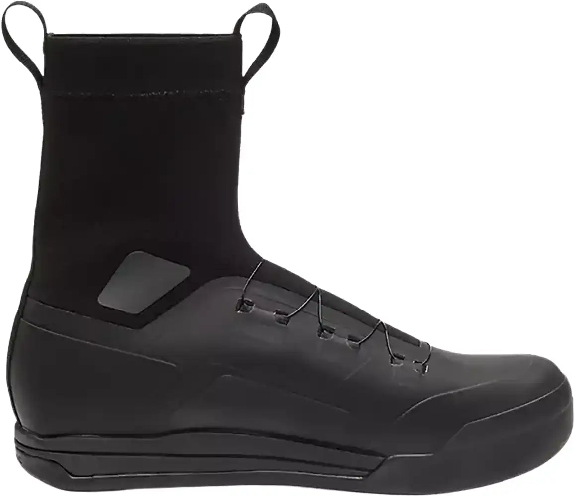 Fox Union All Weather Flat men's platform MTB shoes with rugged outsole and secure lacing, designed for mountain biking adventures.