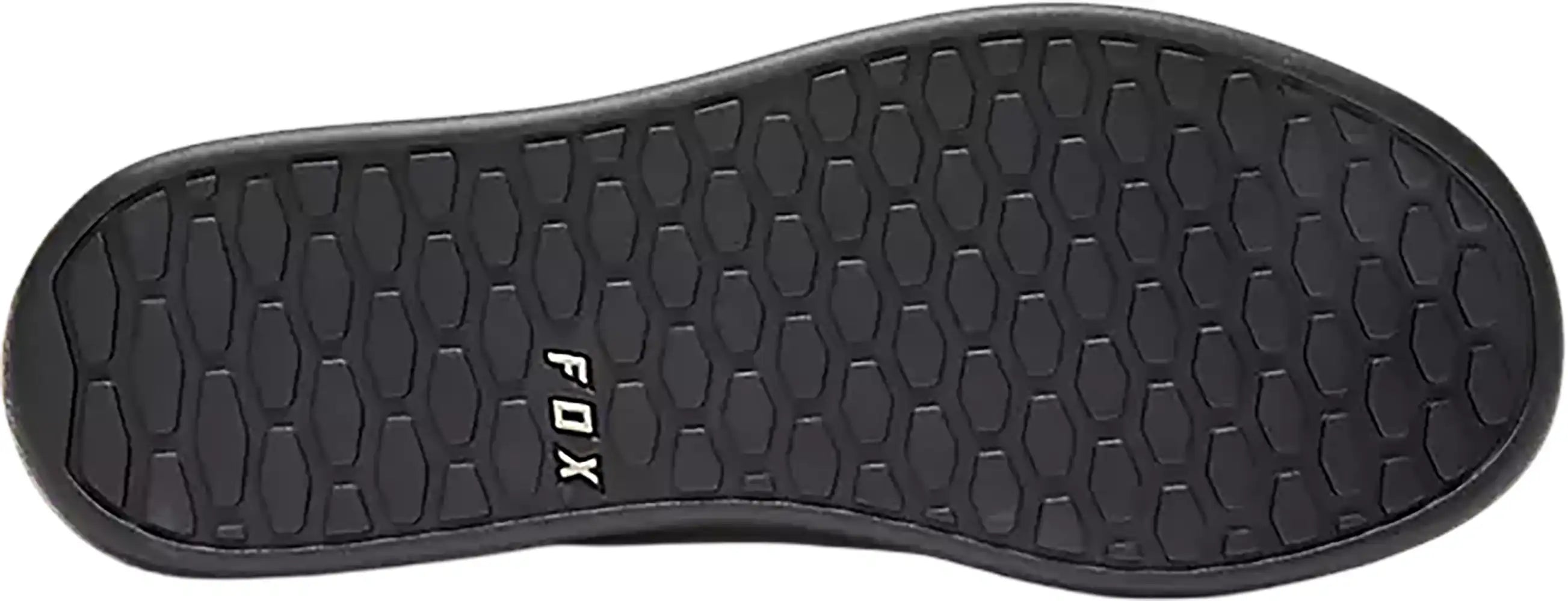 Fox Union All Weather Flat Men's Platform MTB Shoes showing durable black shoes with rugged soles for mountain biking