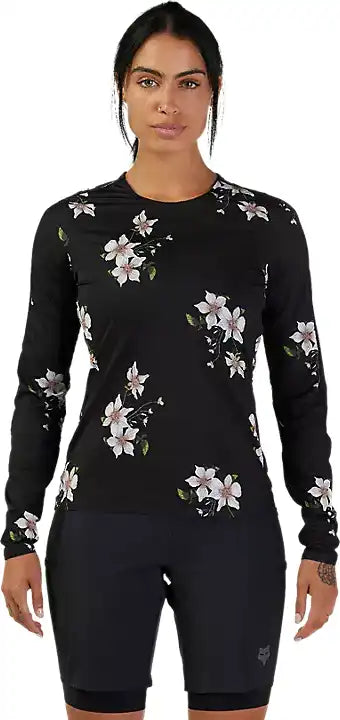 Fox Flexair Ascent DOGWOOD Womens LS MTB Jersey - ABC Bikes