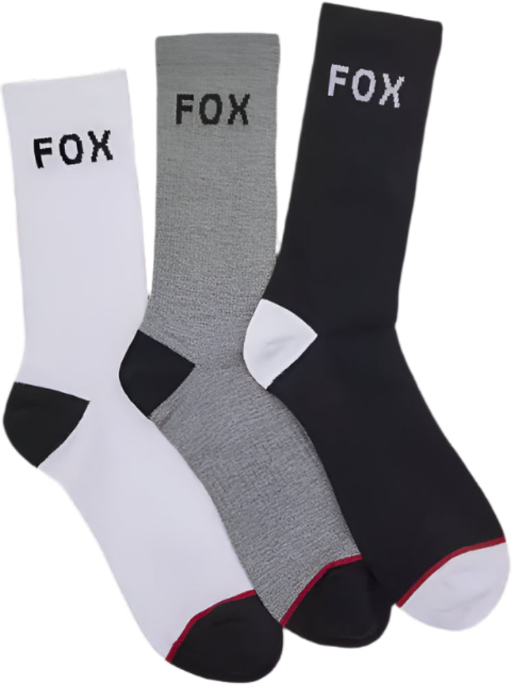 Fox Crew 3pk Socks - ABC Bikes