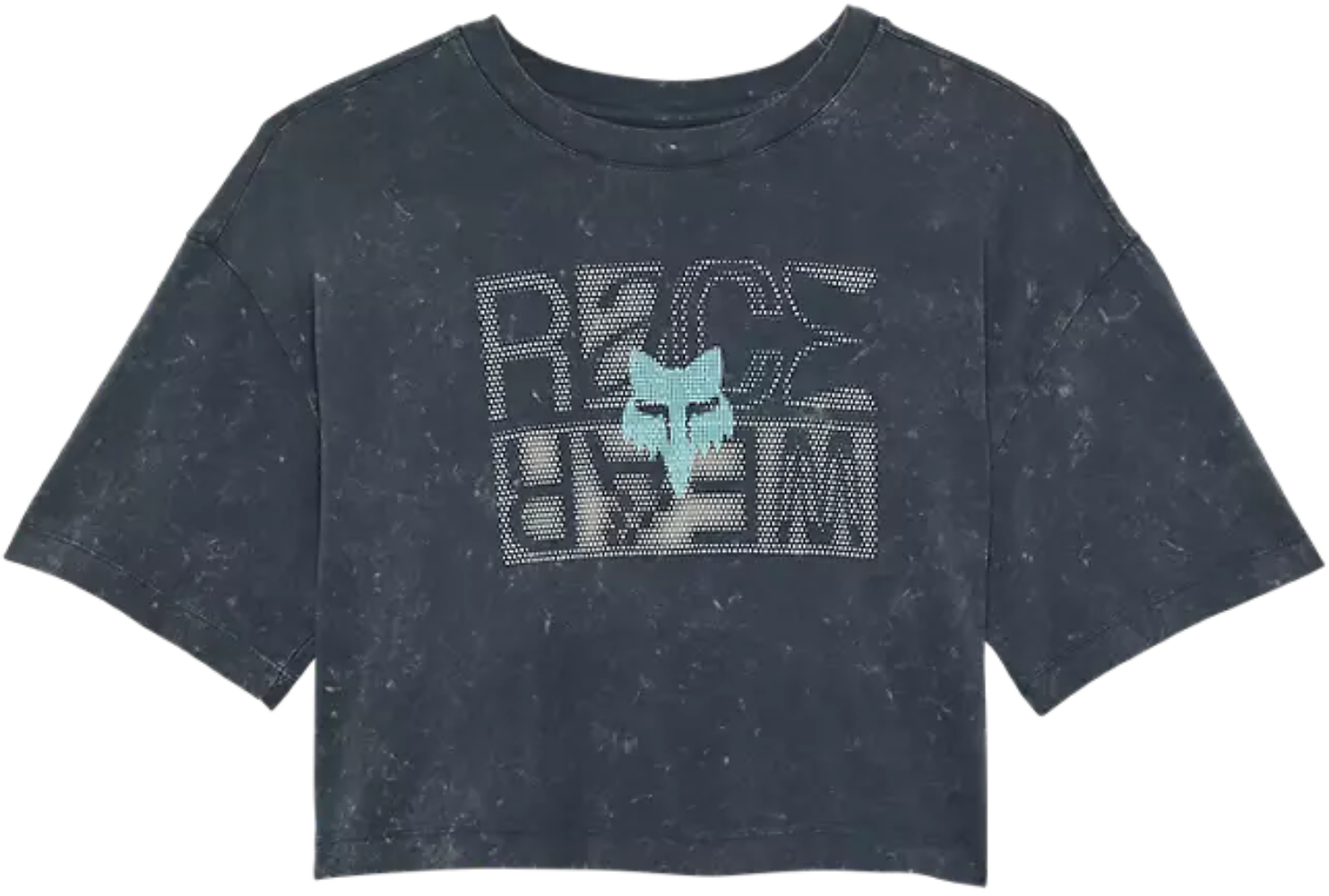 Fox Throttle Oversized Crop SS Womens T-Shirt