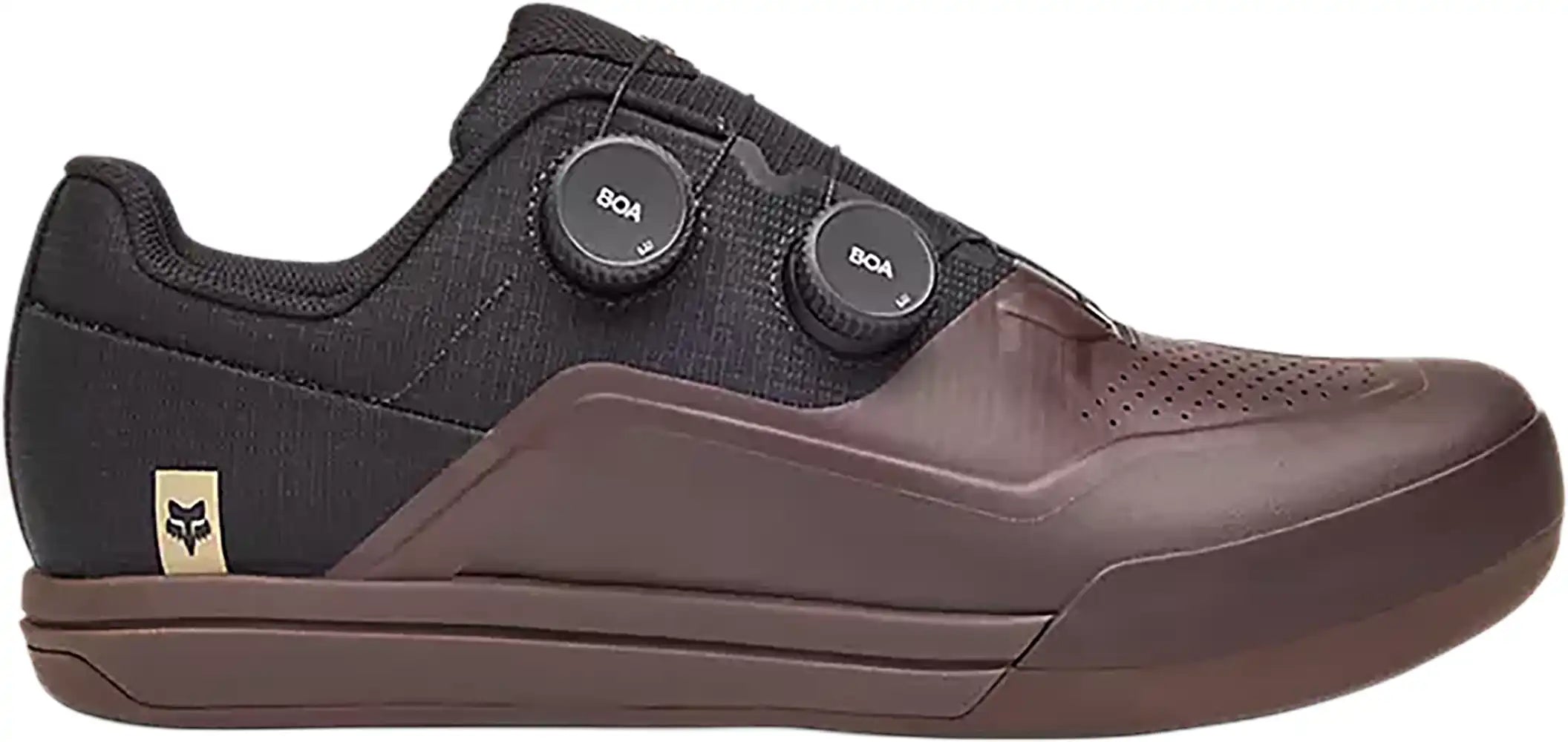 Fox Union BOA men's MTB shoes with durable black uppers and BOA dial closure for secure fit, designed for mountain biking.