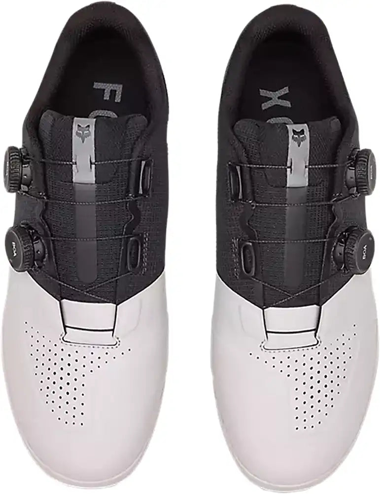 Fox Union BOA men's mountain biking shoes with black and gray design, featuring BOA dial closure system for a secure fit.