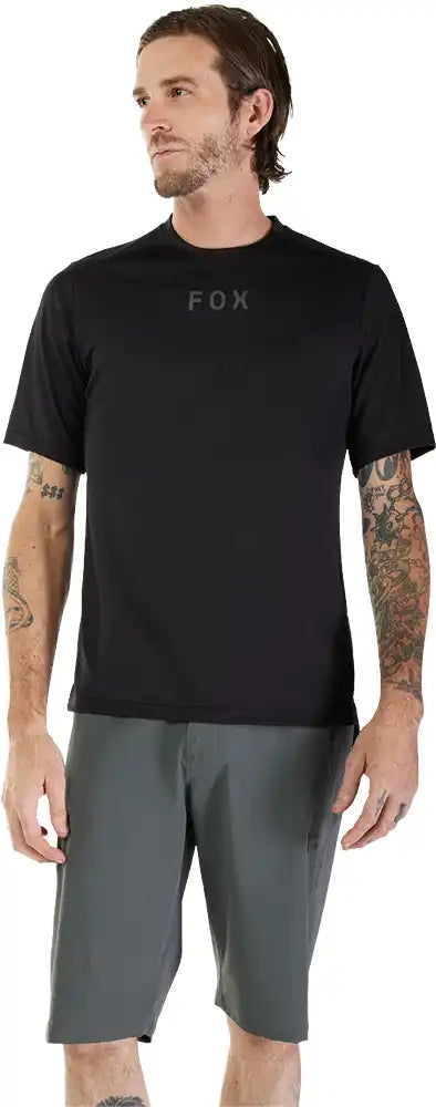 Fox Ranger WORDMARK SS Mens MTB Jersey - ABC Bikes