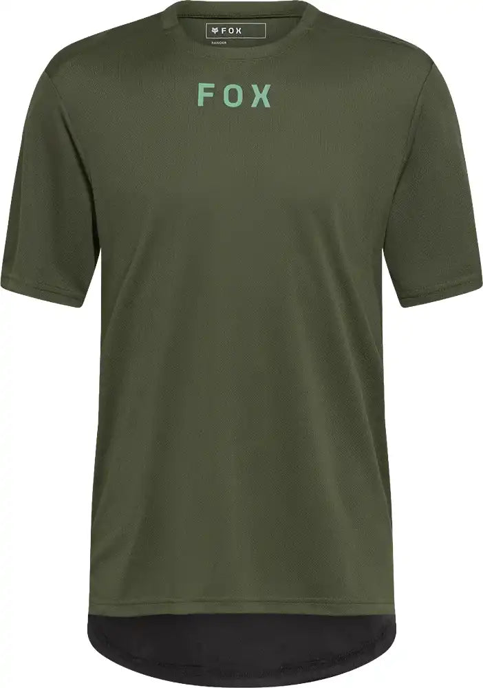 Fox Ranger WORDMARK SS Mens MTB Jersey - ABC Bikes