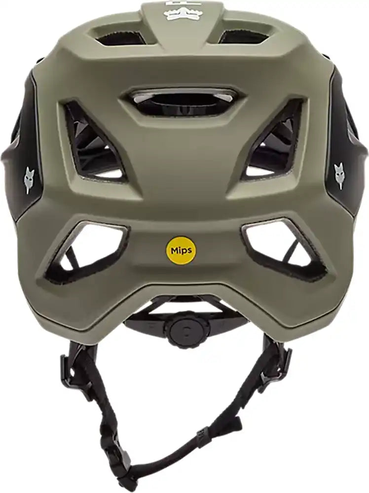 Fox Speedframe 5050 MIPS MTB helmet with adjustable straps and ventilation, designed for mountain biking safety.