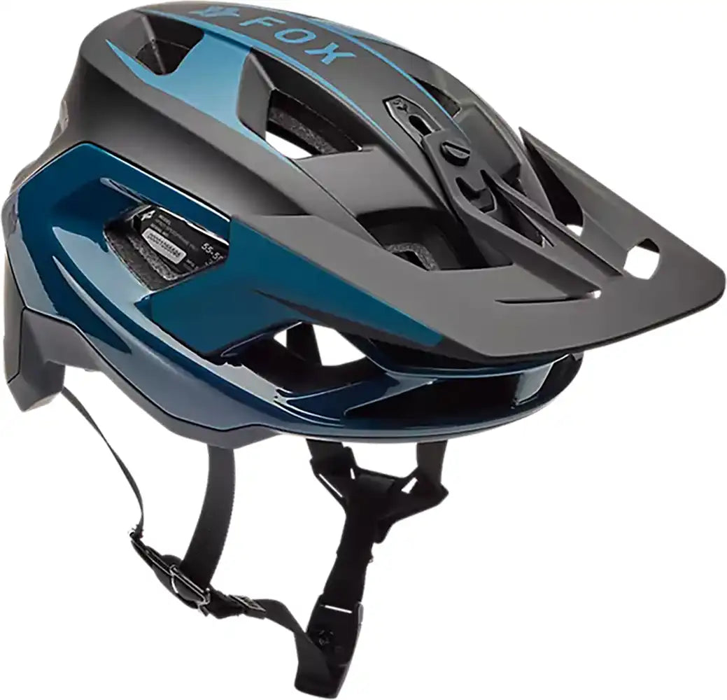 Fox Speedframe Pro DEFY MIPS MTB helmet with adjustable straps and ventilation, designed for mountain biking safety.