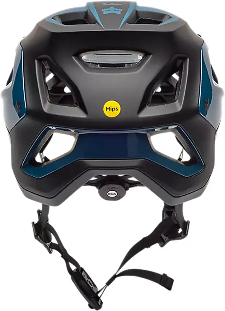 Fox Speedframe Pro DEFY MIPS mountain bike helmet with adjustable straps and ventilation, shown from the side.