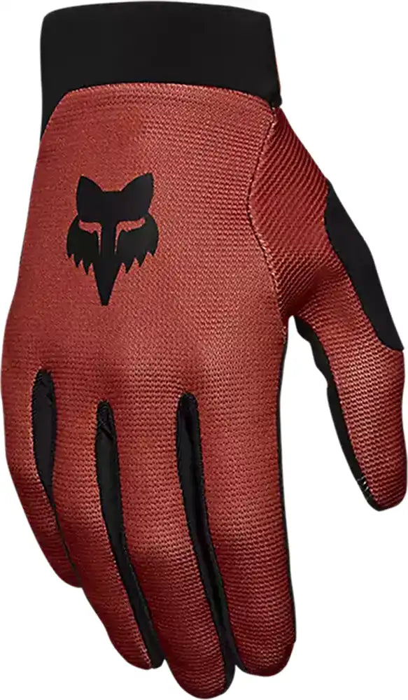 Fox Ranger men's MTB gloves showing black and gray cycling gloves with padded palms and adjustable wrist straps.