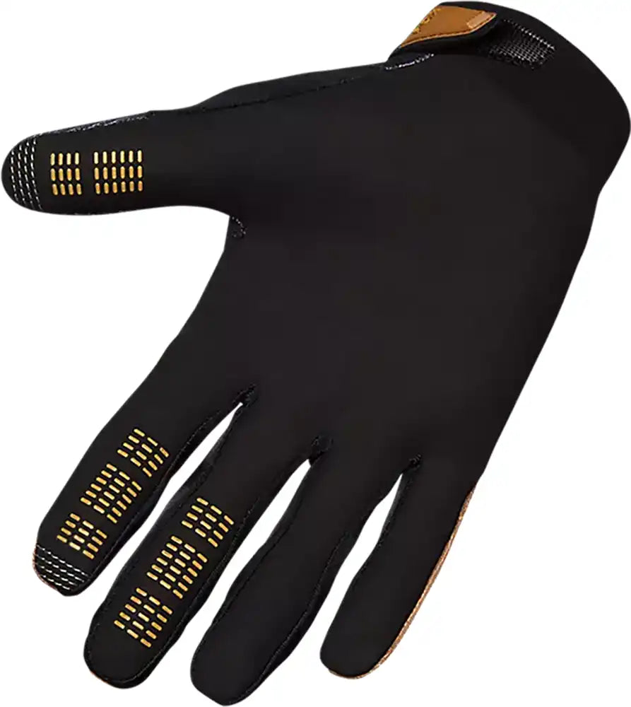 Fox Ranger FREQUENCY men's MTB gloves with padded palms and breathable fabric, designed for cycling comfort and grip.
