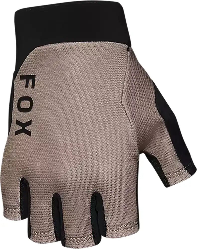 Fox Ranger Gel Short Men's Gloves showing padded palms and breathable fabric, designed for cycling and outdoor activities.