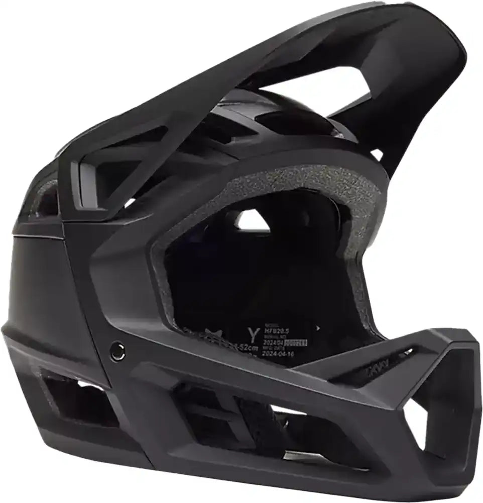 Fox Proframe MIPS Youth full face helmet with adjustable straps and ventilation for secure, comfortable youth protection.