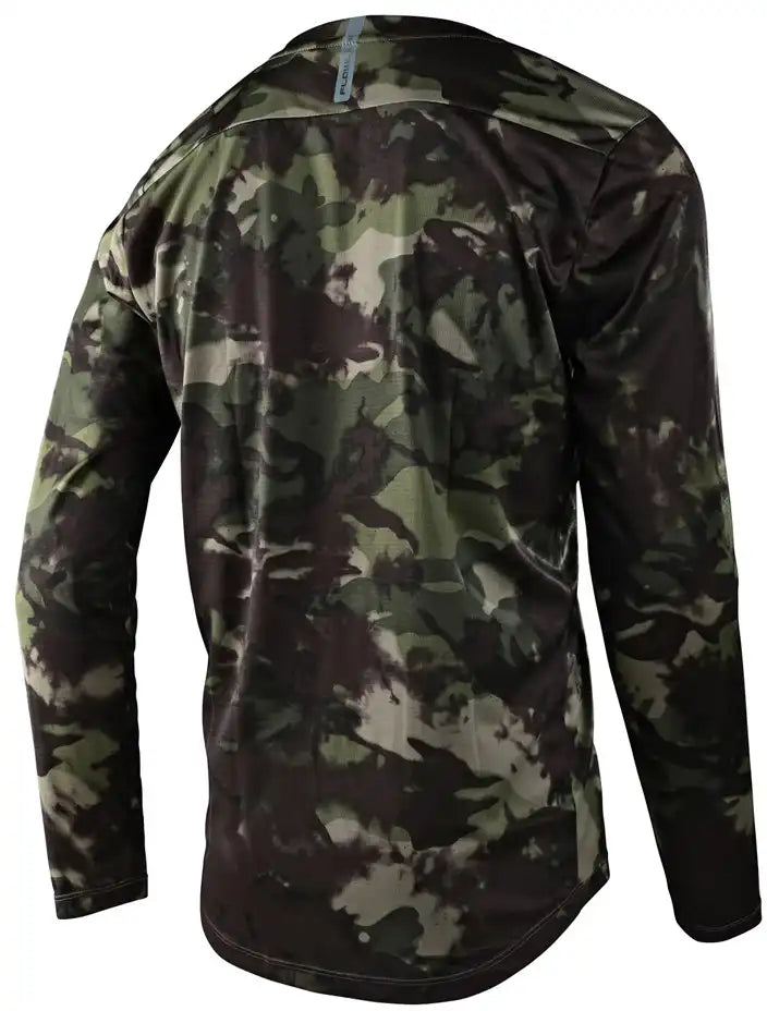 Troy Lee Designs Flowline Covert LS Mens MTB Jersey - ABC Bikes