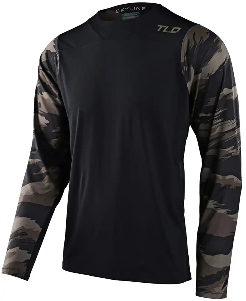 Troy Lee Designs Skyline Chill HIDE OUT LS Mens MTB Jersey - ABC Bikes