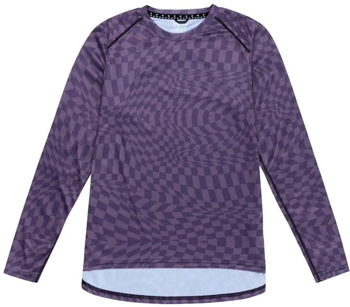 Troy Lee Designs Lilium TWISTED CHECKERS LS Womens MTB Jersey - ABC Bikes