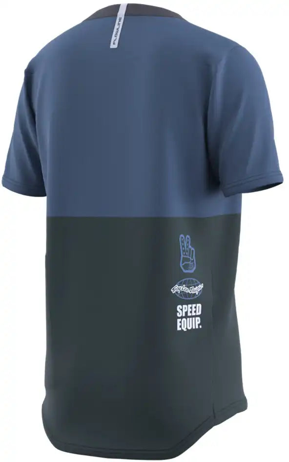 Troy Lee Designs Flowline Scripter SS Youth MTB Jersey - ABC Bikes
