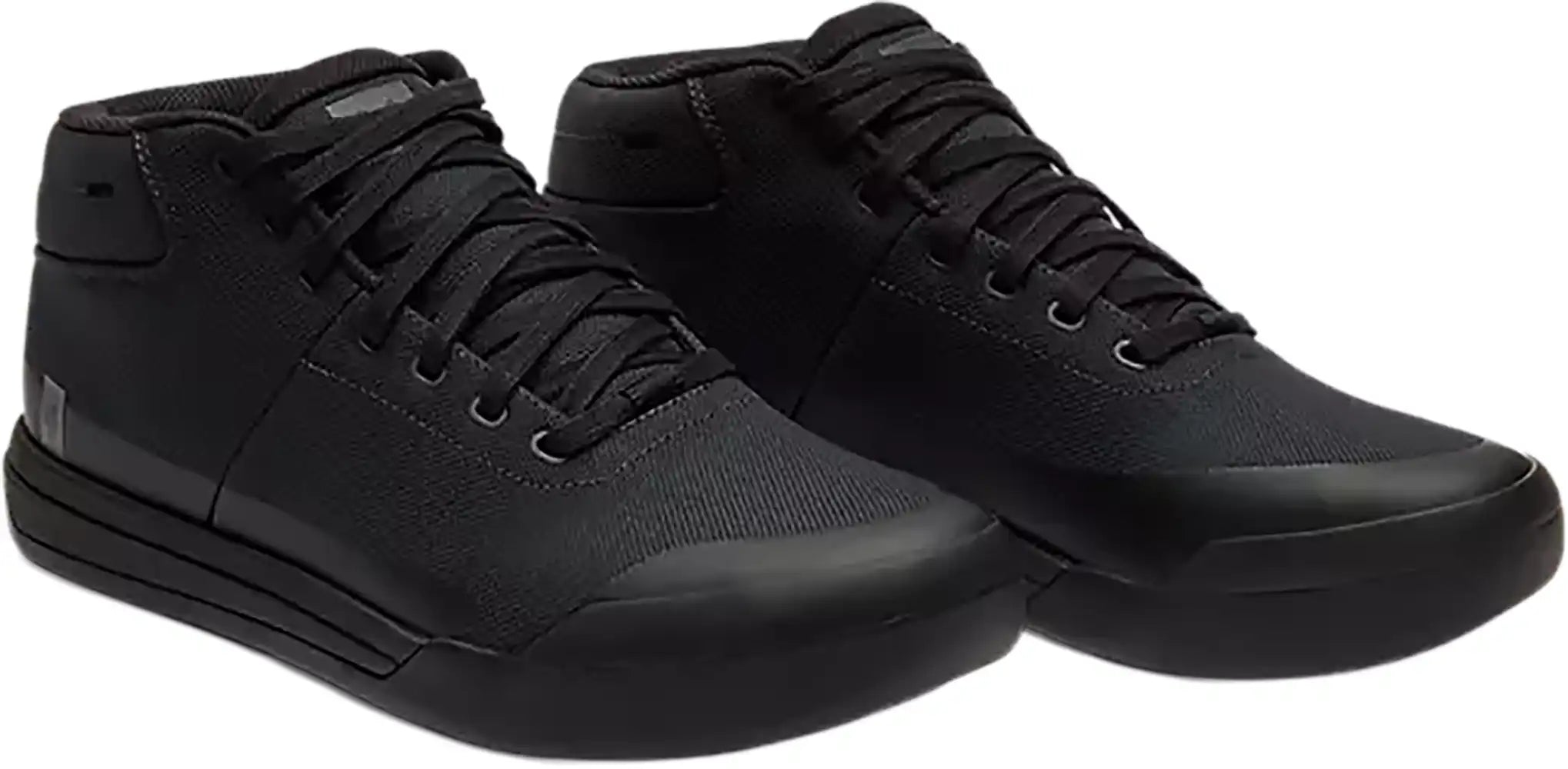 Fox Union Canvas Mid men's platform MTB shoes with durable canvas upper and rugged outsole for mountain biking.