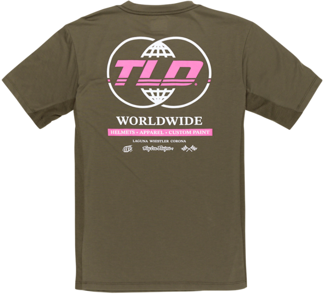 Troy Lee Designs Skyline WORLDWIDE SS Mens MTB Jersey - ABC Bikes