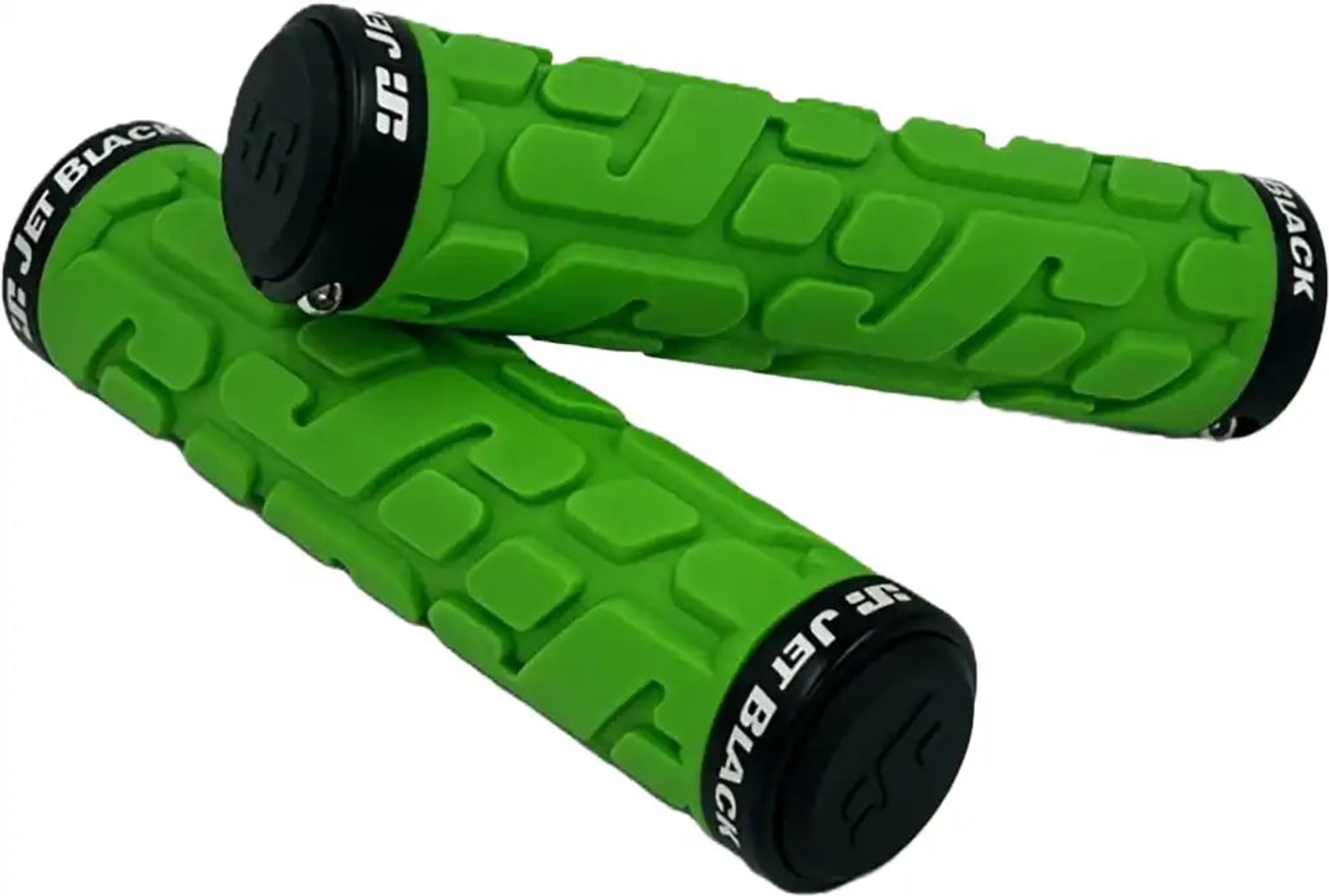 Jetblack Rivet Lock On Grips