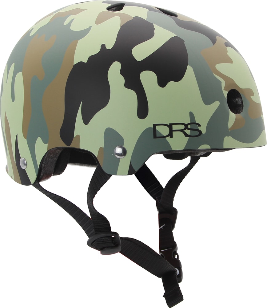 DRS BMX helmet with adjustable straps and ventilation, designed for safety and comfort during biking activities.