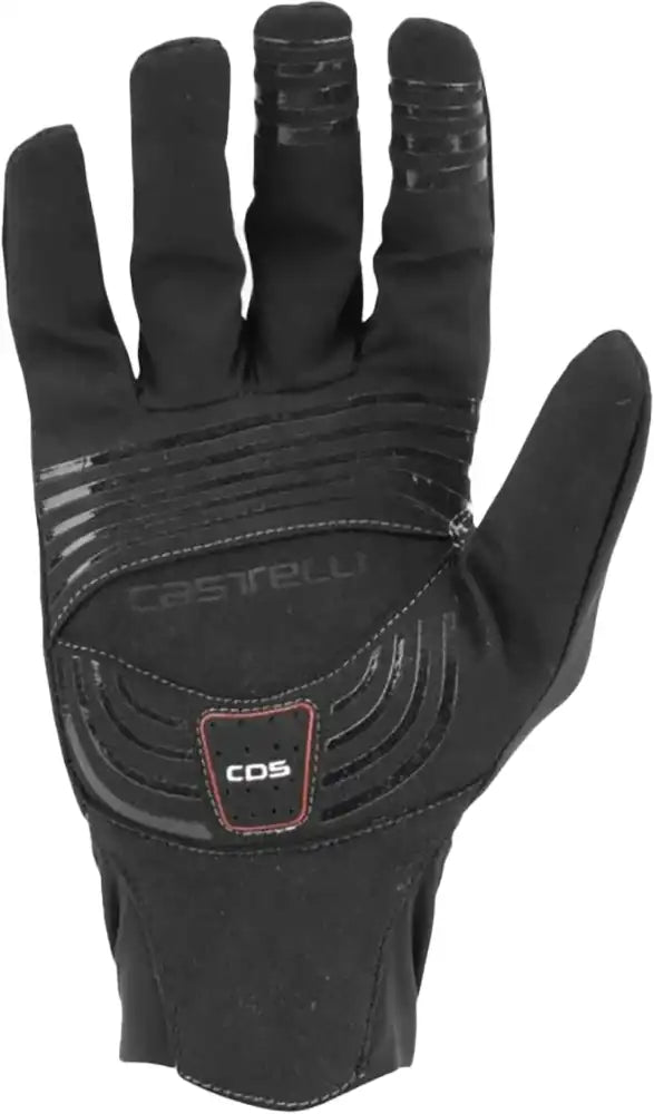 Castelli Lightness 2 men's winter gloves in black, featuring thermal fabric and grip details for cold-weather cycling.