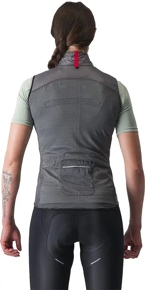 Castelli Aria Women's Jacket, lightweight cycling clothing in black with subtle branding and breathable fabric details.