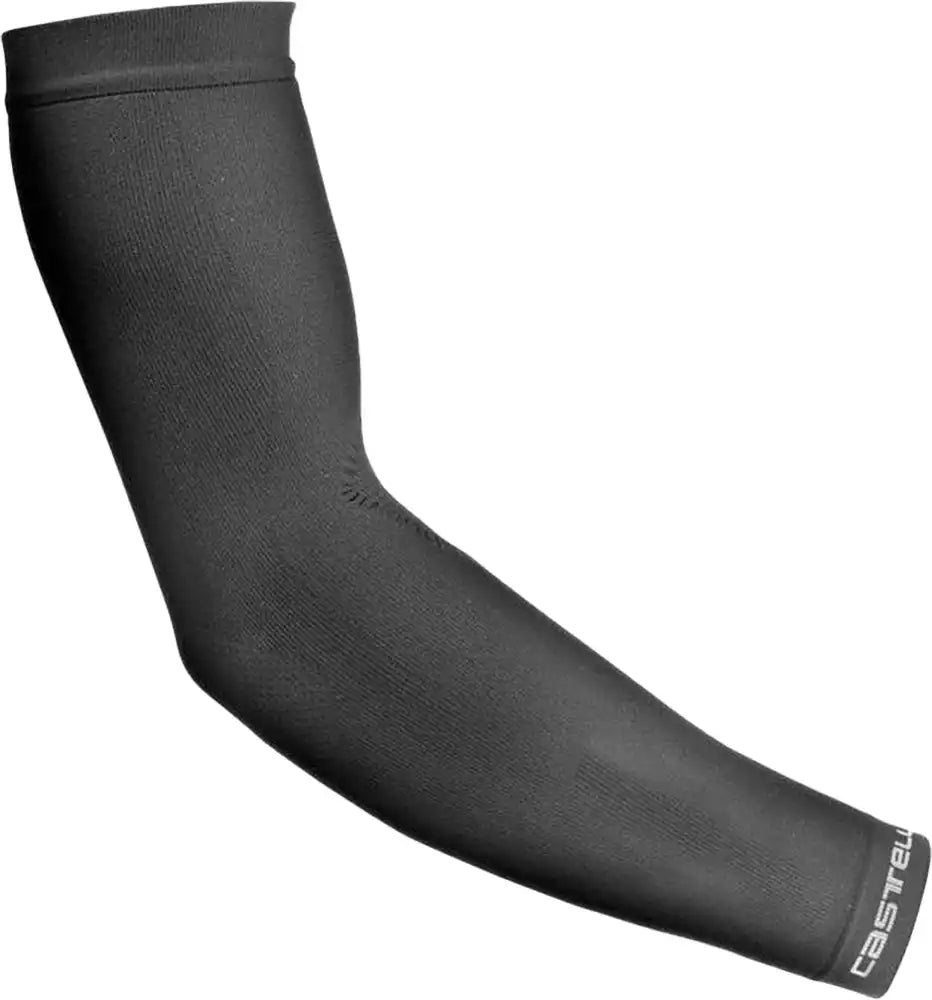 Castelli Pro Seamless 2 Arm Warmers in black, lightweight cycling clothing with seamless design for comfort and flexibility.