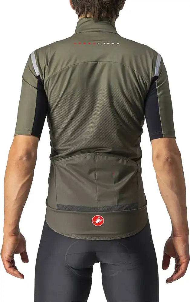 Castelli Gabba RoS Special Edition men's cycling jacket, lightweight and weather-resistant with logo details.