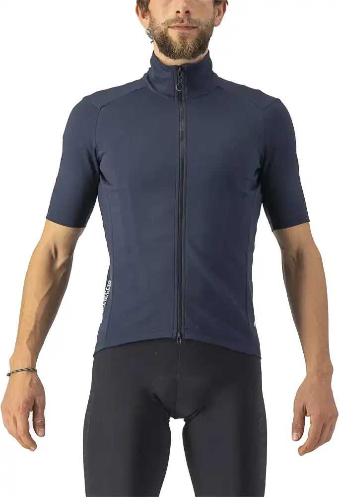 Castelli Perfetto RoS 2 SS men's wind jersey, lightweight clothing with aerodynamic design and full front zipper.