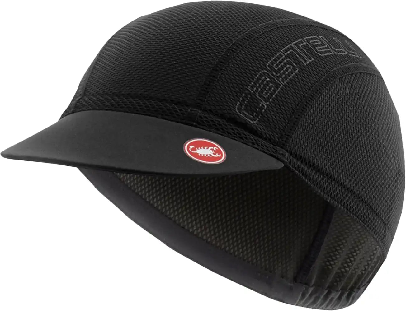 Castelli A/C 2 cycling cap made of lightweight fabric, featuring the brand logo and a classic design for cycling comfort and style.