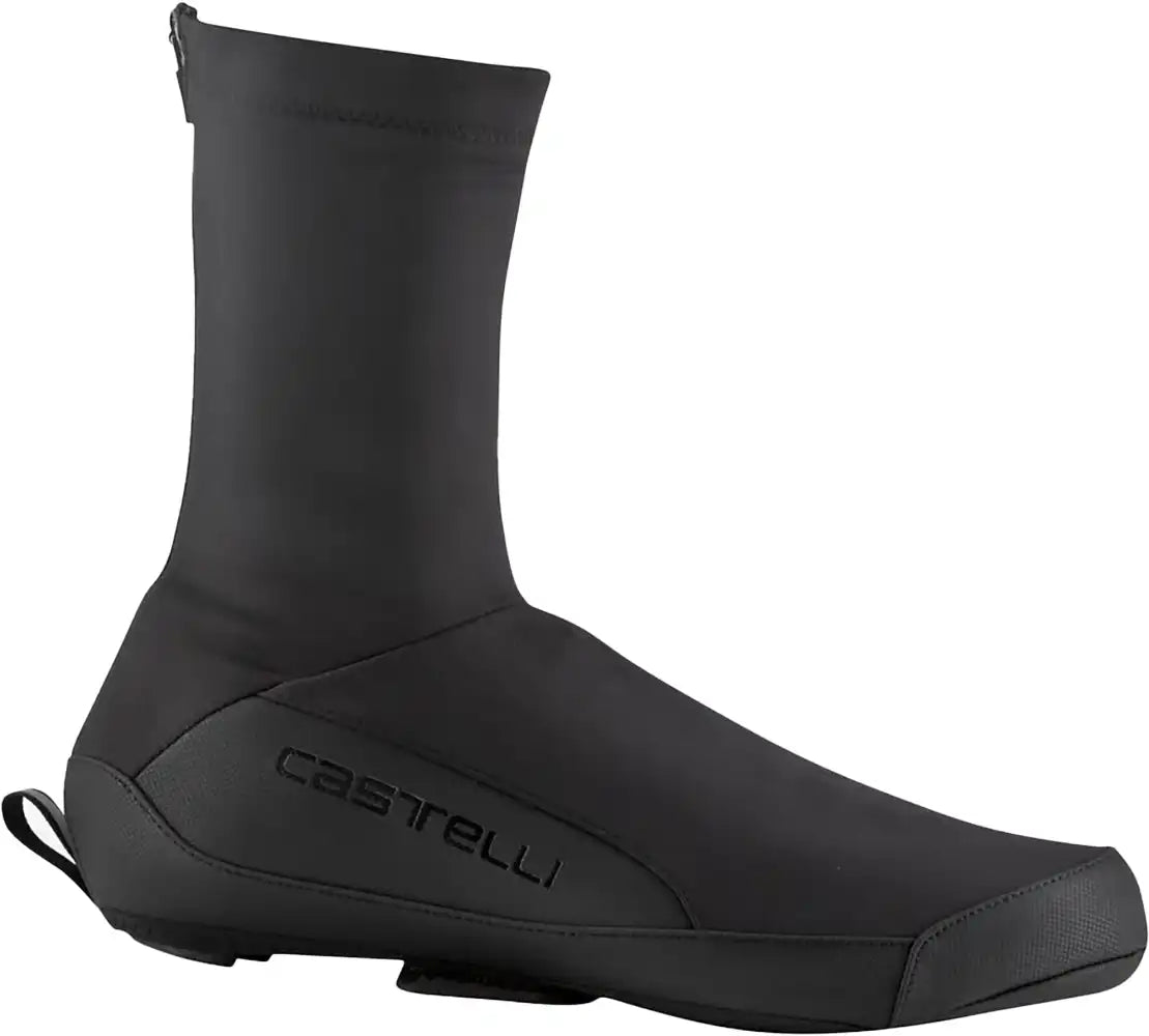 Castelli Unlimited shoecovers, waterproof cycling shoe covers, designed to protect shoes from rain and dirt during rides.
