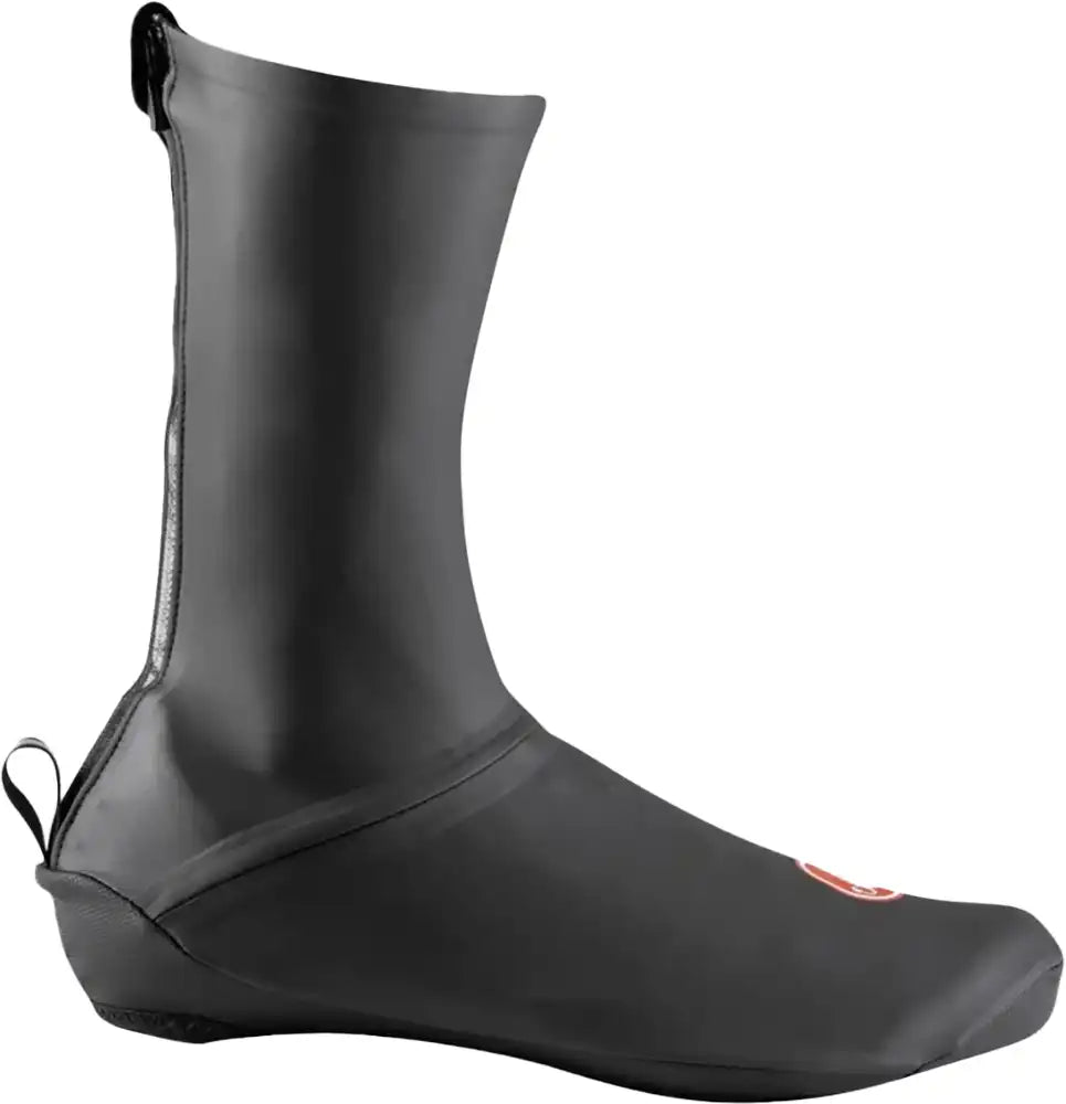 Castelli Aero Race Shoecovers in black, lightweight cycling clothing designed to improve aerodynamics and protect cycling shoes.