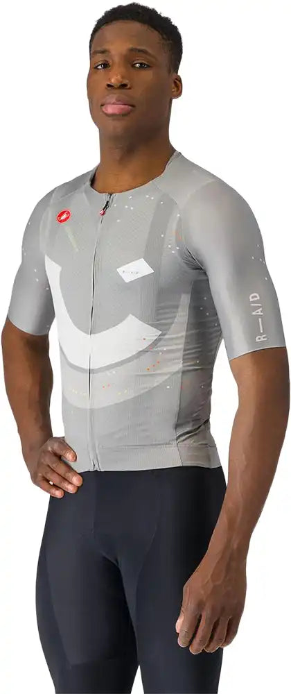 Castelli R-A/D SS men's cycling jersey in lightweight fabric with short sleeves and a sleek design.