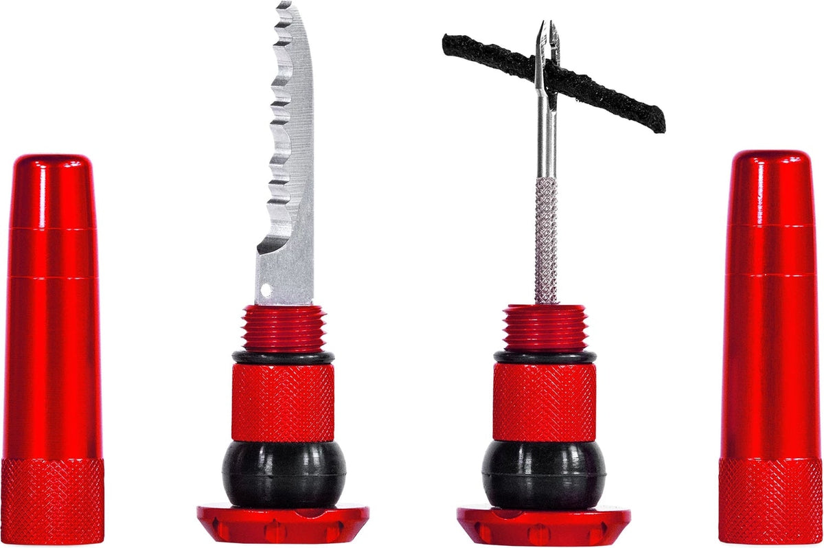 Muc-Off SealTh Tubeless Plugs, bike tire accessories, showing close-up of rubber plugs for tubeless tire sealing.