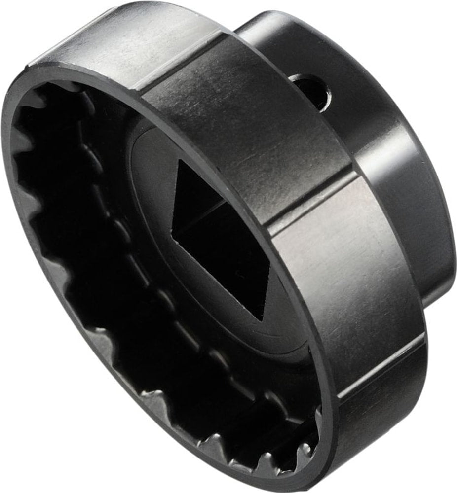 Shimano FC37 bottom bracket tool for bike maintenance, showing a durable metal tool with Shimano branding and ergonomic handle.