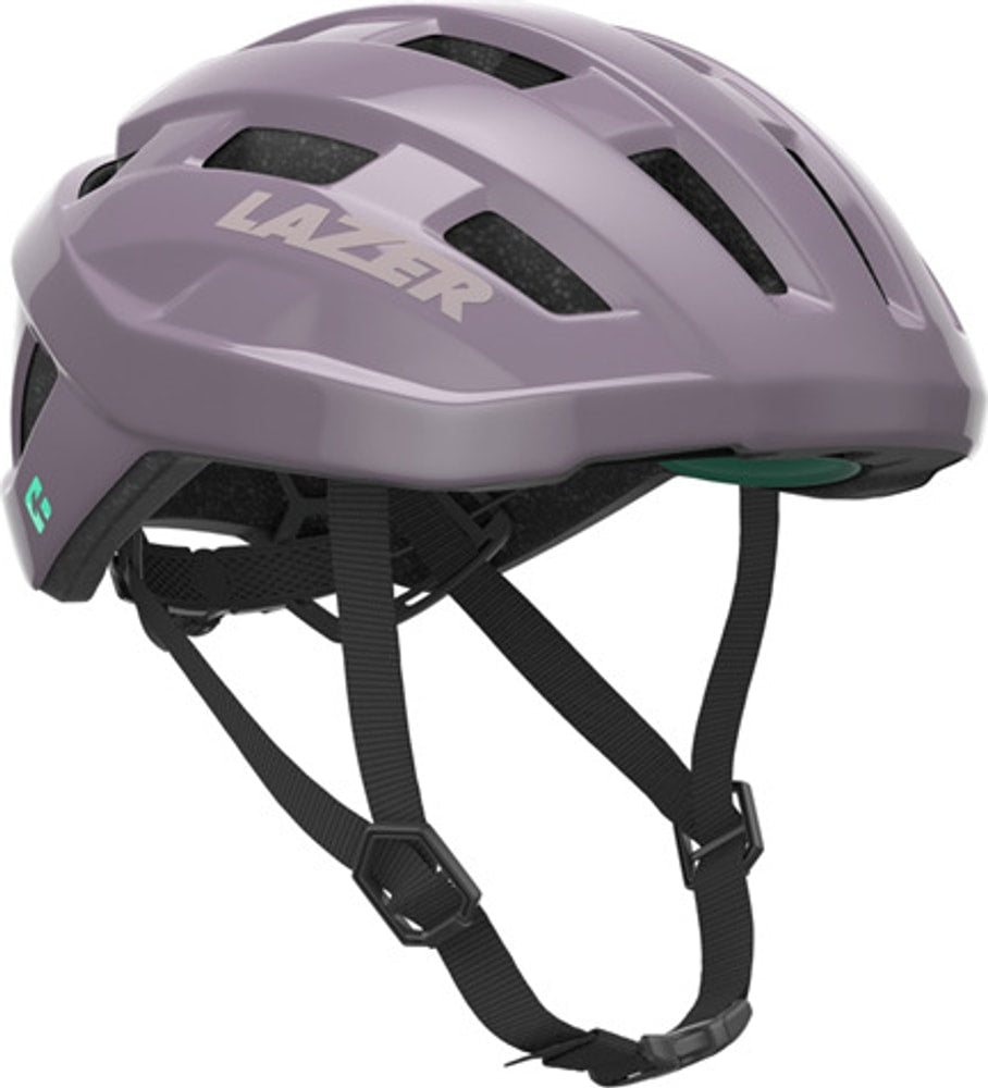 Lazer Tonic Kineticore road helmet in sleek design, featuring ventilation and adjustable straps for cycling safety.