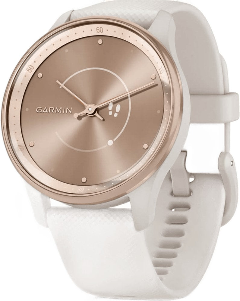 Garmin Vivomove Trend watch accessory showing a sleek, modern design with a digital and analog display.