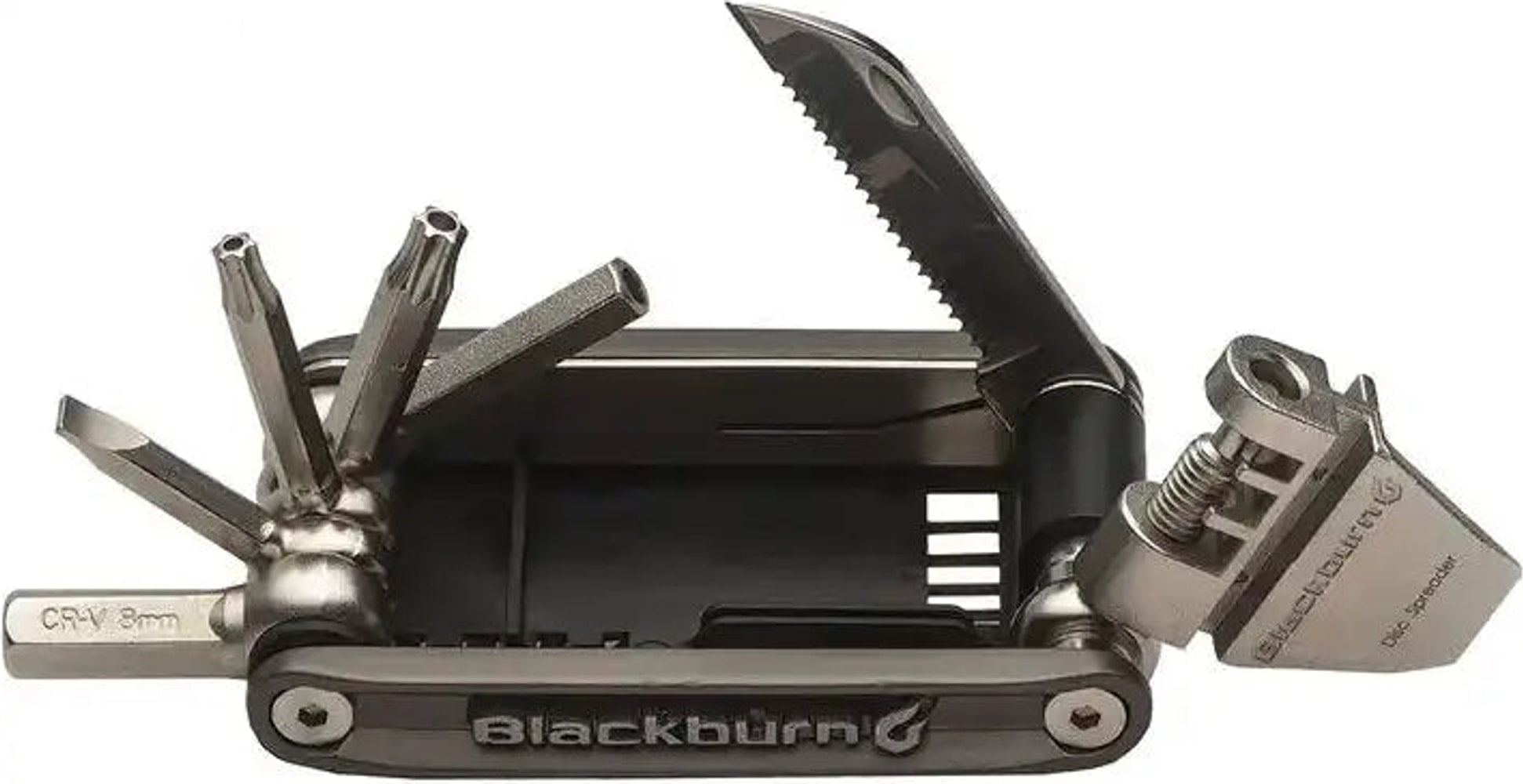 Blackburn Wayside 12 multi-tool accessory with multiple functions, compact design, and durable construction for cycling repairs.