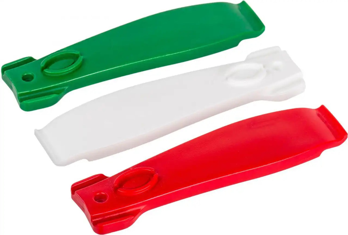 Vittoria tire levers, durable cycling accessories for easy tire removal and installation, shown in a close-up image.