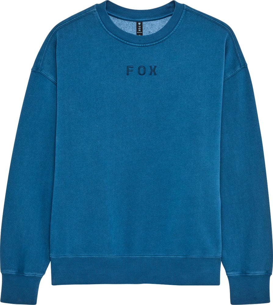 Fox Wordmark Oversized Fleece Crew Mens Pullover