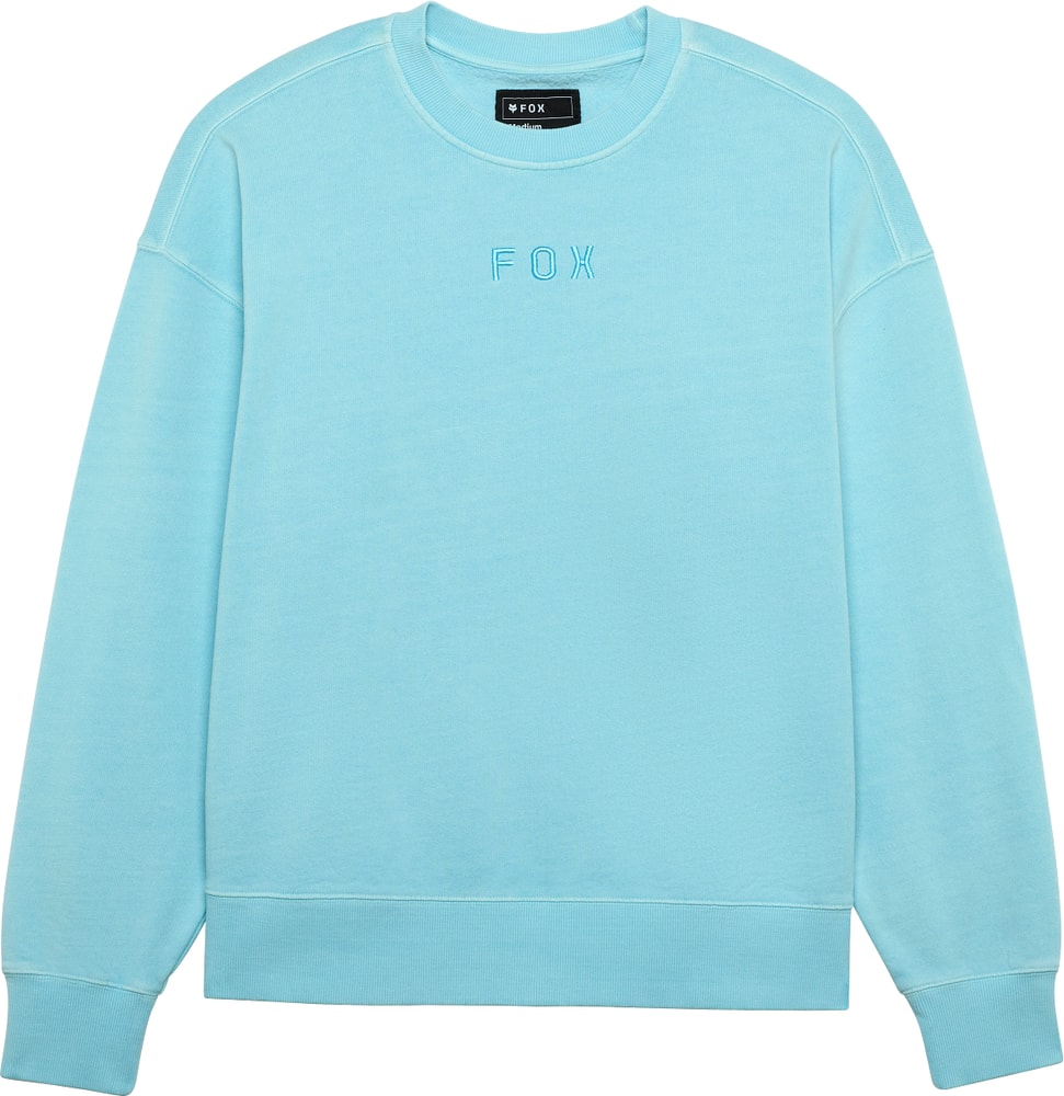 Fox Wordmark Oversized Fleece Crew Mens Pullover