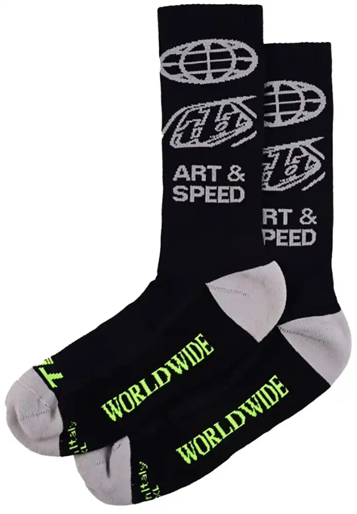 Troy Lee Designs Performance WORLDWIDE Crew Mens Socks - ABC Bikes