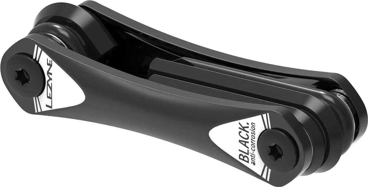 Lezyne RAP II 6 multi tool accessory with multiple hex wrenches and screwdrivers, compact and lightweight for bike repairs.